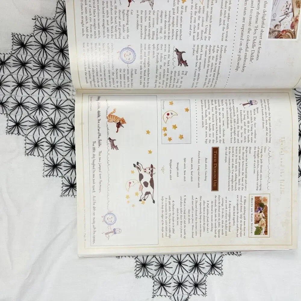 Inspirations Embroidery Magazine 1999 Issue 22 Floral Cottage Seashell Nursery